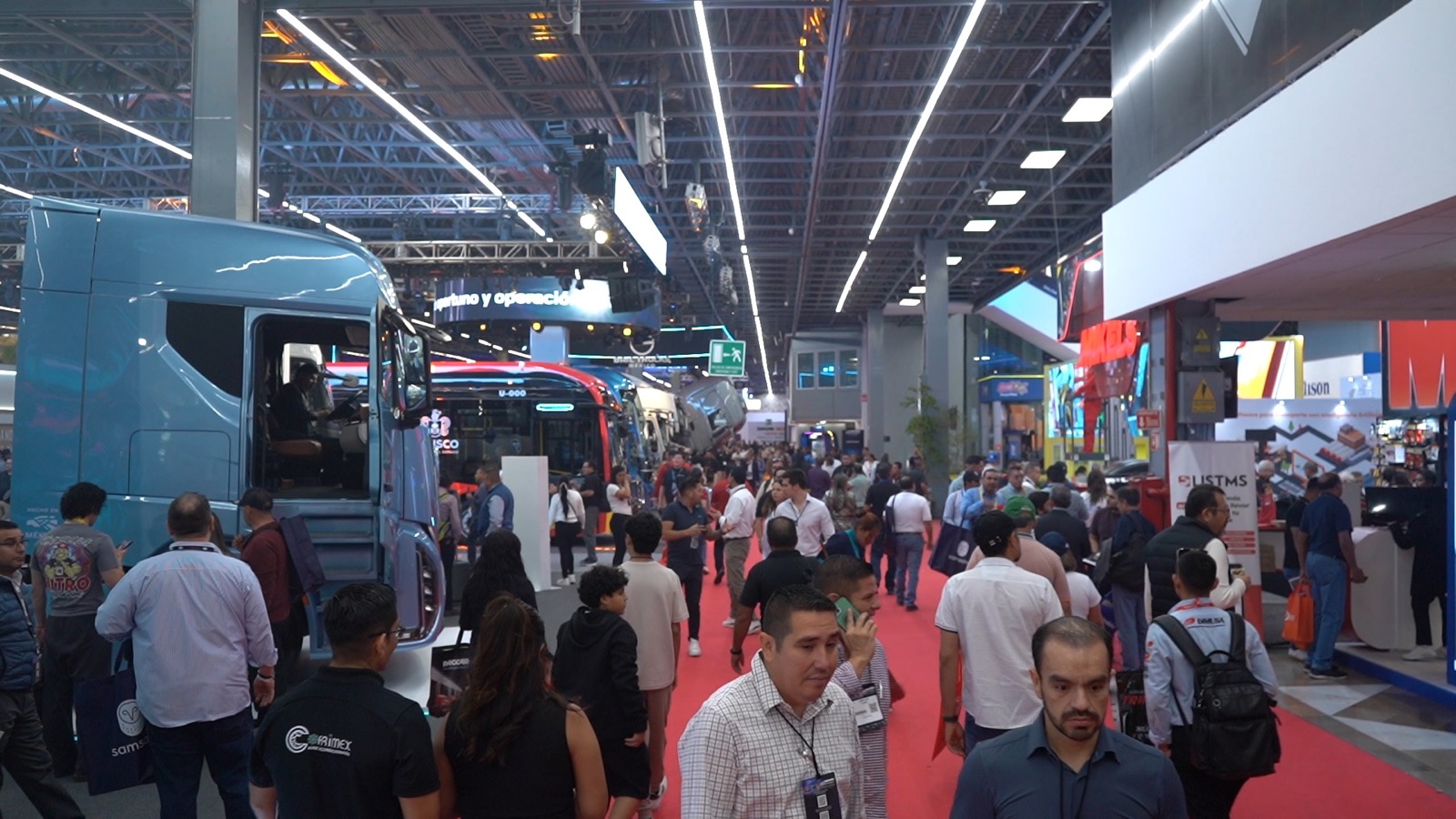 Piso de exhibición Expo Transporte ANPACT